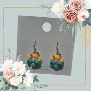 Fairytail castle earrings